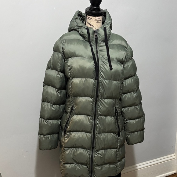 32 Degrees Olive Puffer Jacket - Picture 1 of 4
